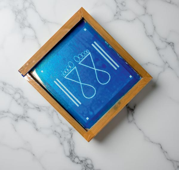 Rangly Padam Model 4 Rangoli Stencil Wooden 5*5 Inches Pack of 1 piece