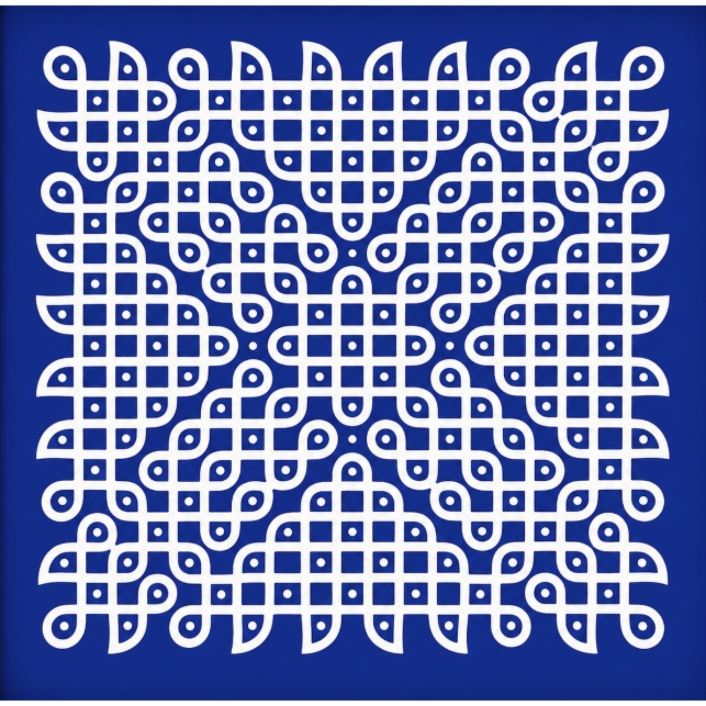 Rangly Mangala Kambi Big Kolam Stencil Pack of 1 piece - WJ2413