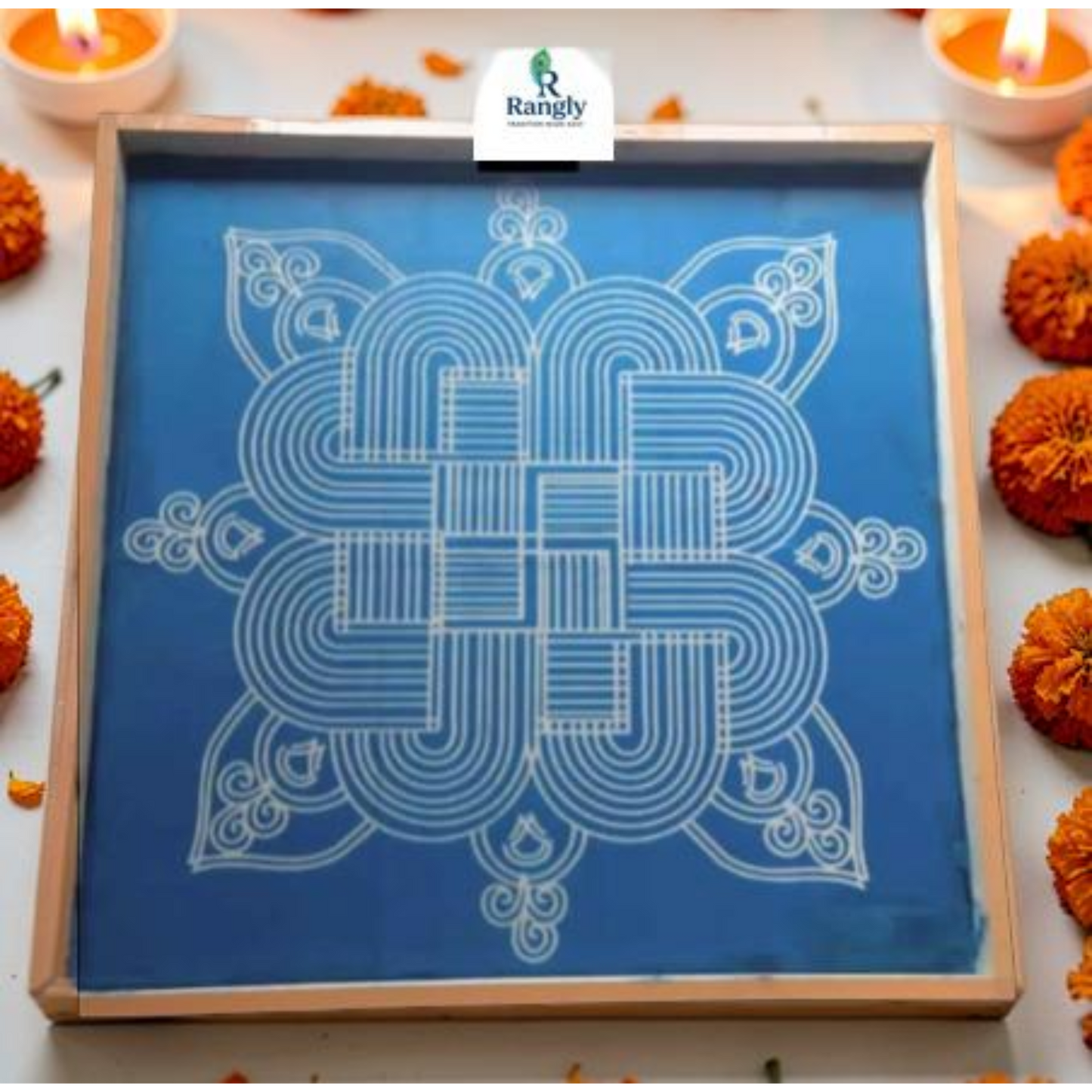Rangly Big Padi Kolam Pack of 1 piece - WJ3004