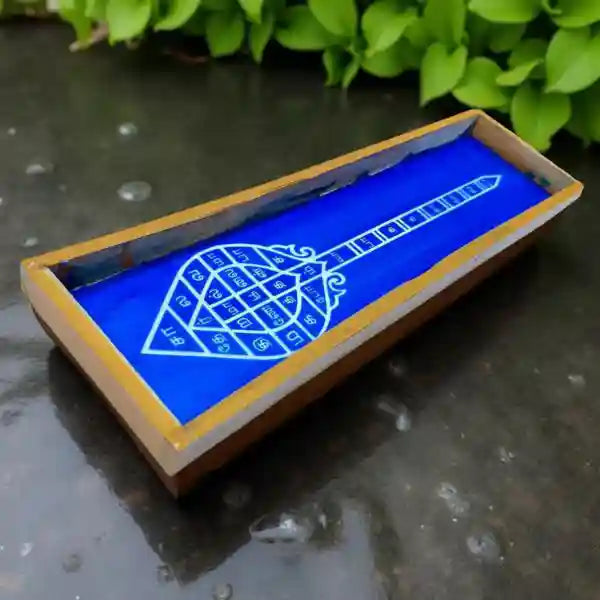 Rangly Sastra Bandham Border Rangoli Stencil Wooden 17x5 Inches Pack of 1 Piece