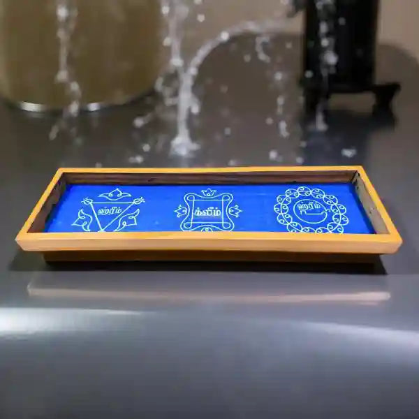 Rangly Navagraha Kolam Stencil Tamil(Model 1) 17x5 Inches Pack of 1 Piece