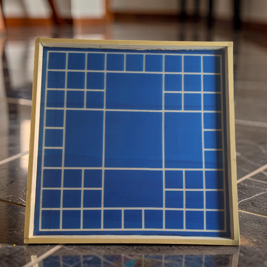 Rangly Vastu Mandala Yantra Rangoli Design Stencil Wooden 13x13 Inches Pack of 1 piece