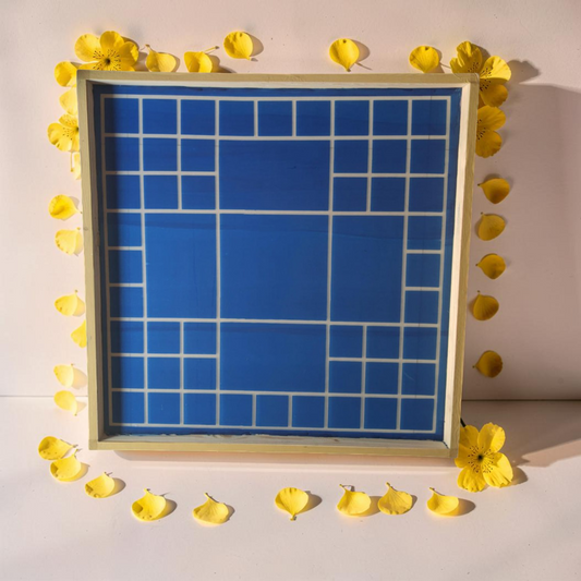 Rangly Vastu Mandala Yantra Rangoli Design Stencil Wooden 20x20 Inches Pack of 1 piece