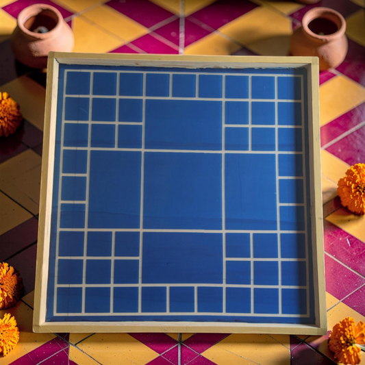 Rangly Vastu Mandala Yantra Rangoli Design Stencil Wooden 30x30 Inches Pack of 1 piece