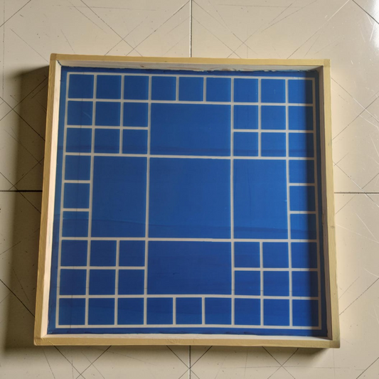 Rangly  Vastu Mandala Yantra Rangoli Design Stencil Wooden 40x40 Inches Pack of 1 piece