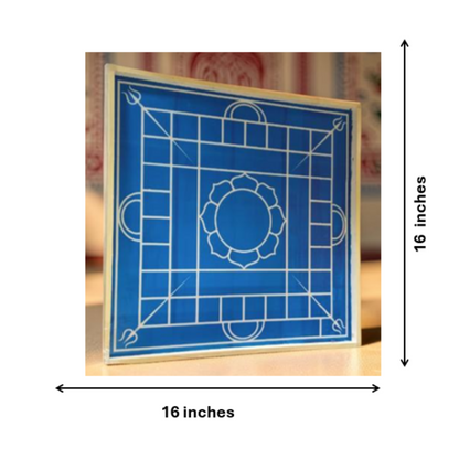 Yantra Design Stencil Wooden Frame 16x16 Inches Pack of 1 piece