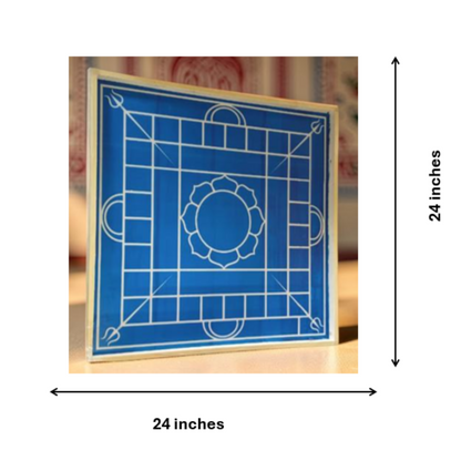 Ganesh Mandal Model 2  Design Stencil Wooden Frame 24x24 Inches Pack of 1 piece