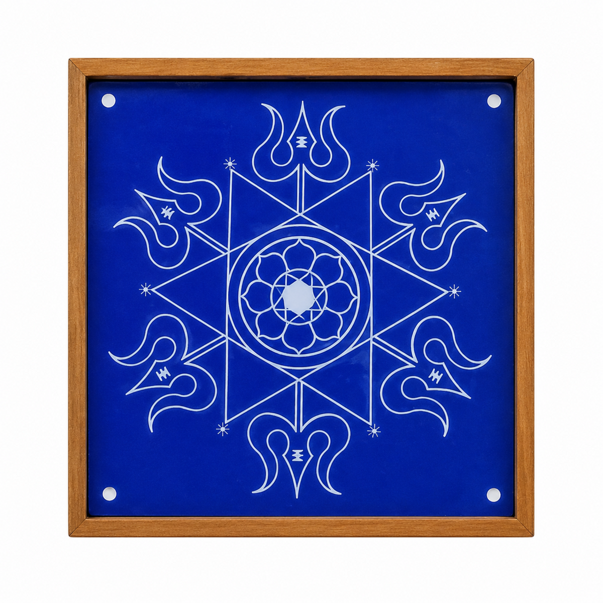 Aghora Yantra  Rangoli wooden Stencil -Elevate Your Spiritual Space