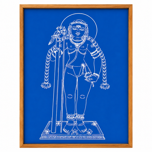 ರಂಗ್ಲಿ "ಲಕ್ಷ್ಮಿ ನರಸಿಂಹರ್" ರಂಗೋಲಿ ವಿನ್ಯಾಸ ಸ್ಟೆನ್ಸಿಲ್ ವುಡನ್ 15x11 ಇಂಚುಗಳು 1 ಪೀಸ್ ಪ್ಯಾಕ್