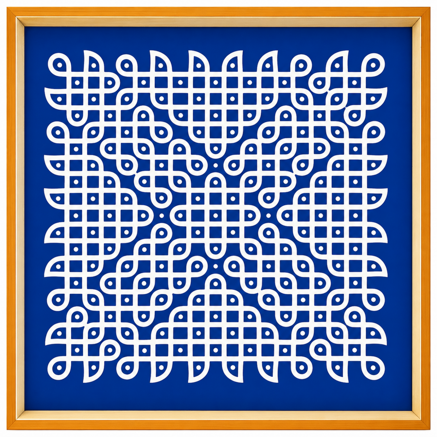 Rangly  Mangala Kambi Big Kolam  Stencil  Pack of 1 piece - WJ2413