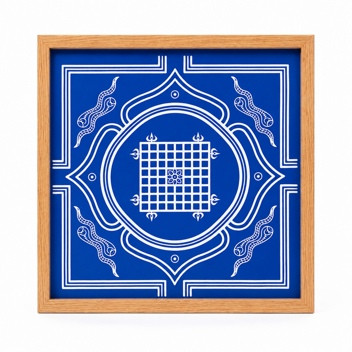 Rangly Vasthu Yantra Rangoli wooden Stencil -Elevate Your Spiritual Space