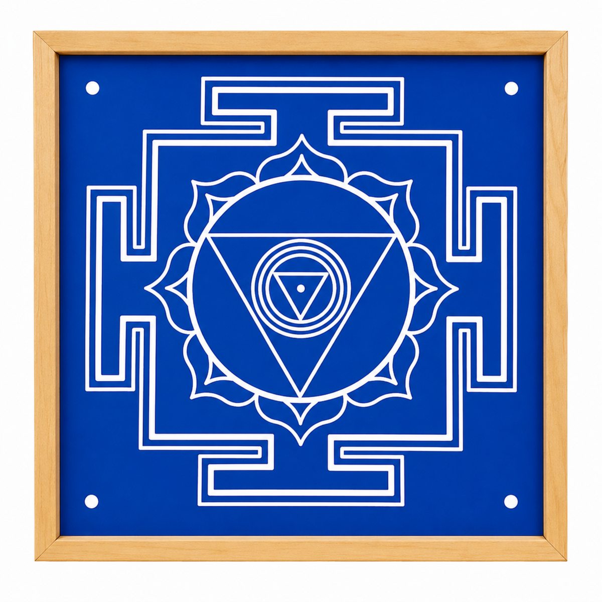 "Shri Chinnamasta" Aspect  Yantra Dasa mahavidya Rangoli wooden Stencil -Elevate Your Spiritual Space