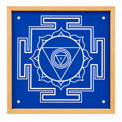"Shri Chinnamasta" Aspect  Yantra Dasa mahavidya Rangoli wooden Stencil -Elevate Your Spiritual Space