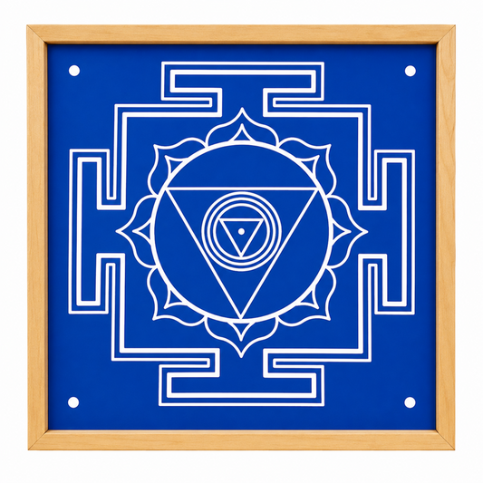"Shri Chinnamasta" Aspect  Yantra Dasa mahavidya Rangoli wooden Stencil -Elevate Your Spiritual Space