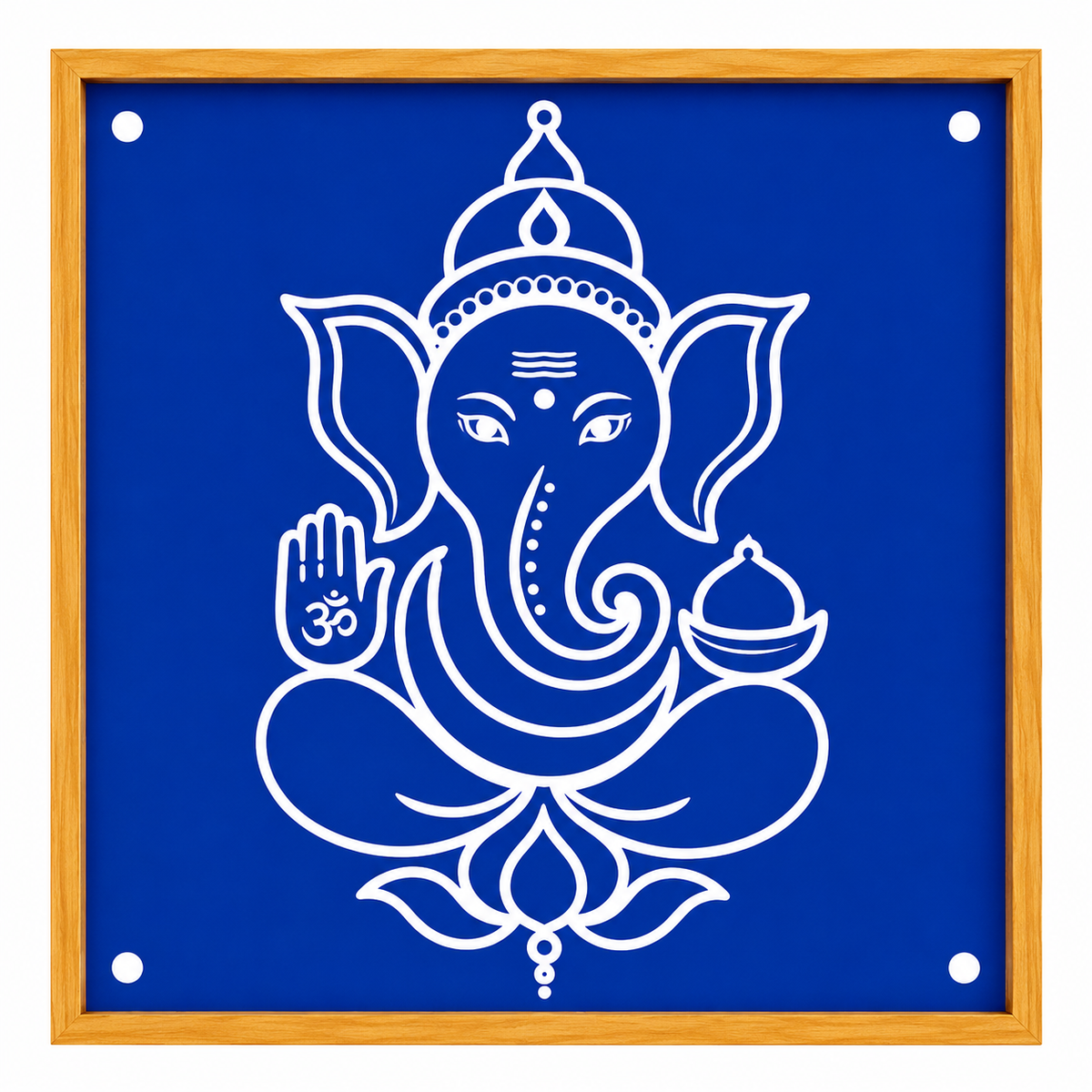 Ganesh Rangoli Model 4 Rangoli wooden Stencil