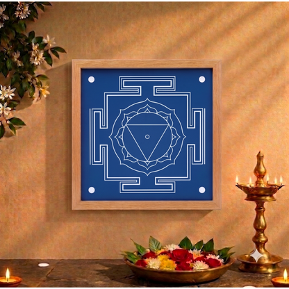 "Shri Tara" Aspect Yantra Dasa mahavidya Rangoli wooden Stencil -Elevate Your Spiritual Space