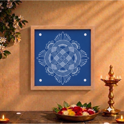 Rangly Biggest Lotus Kolam  Pack of 1 piece - WJ4002