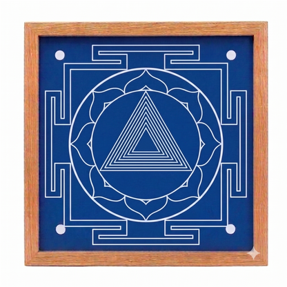 "Shri Tripura Bhairavi" Aspect Yantra Dasa Mahavidya Rangoli wooden Stencil -Elevate Your Spiritual Space