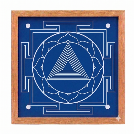 "Shri Tripura Bhairavi" Aspect Yantra Dasa Mahavidya Rangoli wooden Stencil -Elevate Your Spiritual Space