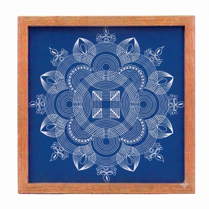 Rangly Biggest Diya Kolam Pack of 1 piece - WJ4004