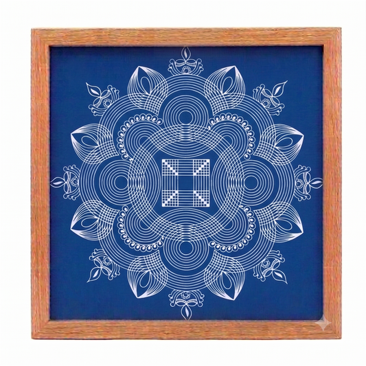 Rangly Biggest Diya Kolam Pack of 1 piece - WJ4004