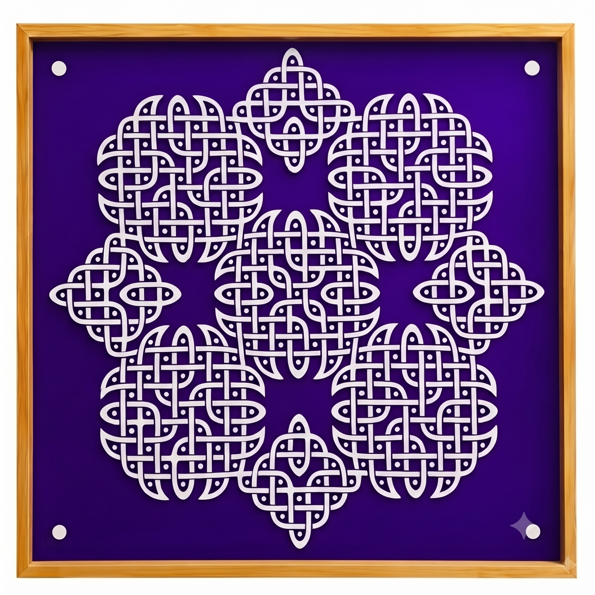 Rangly Divine Structured Pulli Big Kolam Stencil  Pack of 1 piece - WJ2416