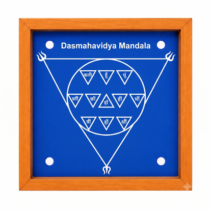 "Dasa mahavidya" Yantra Rangoli wooden Stencil -Elevate Your Spiritual Space