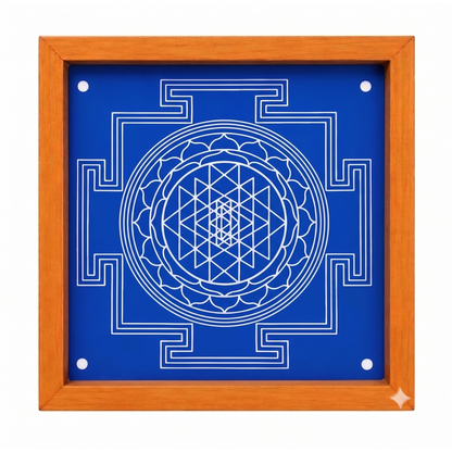 Shri Tripura Sundari Shodashi Yantra  Rangoli wooden Stencil -Elevate Your Spiritual Space