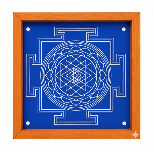 Shri Tripura Sundari Shodashi Yantra  Rangoli wooden Stencil -Elevate Your Spiritual Space
