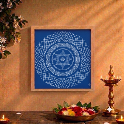Rangly Big Iyenger Padi Kolam Pack of 1 piece - WJ3009