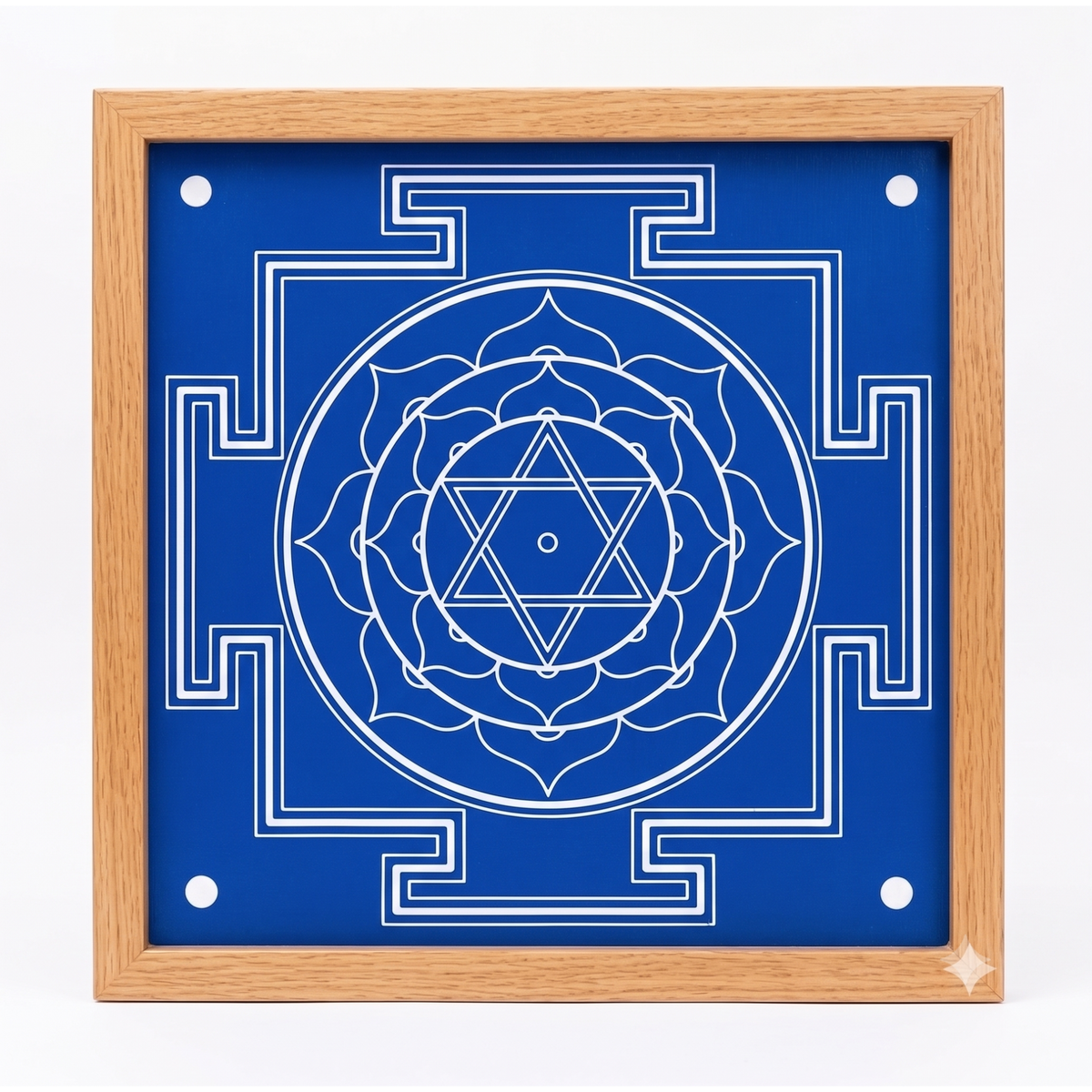 " Shri Bhubaneshwari Model 2 " Aspect Yantra Dasa mahavidya Rangoli wooden Stencil -Elevate Your Spiritual Space