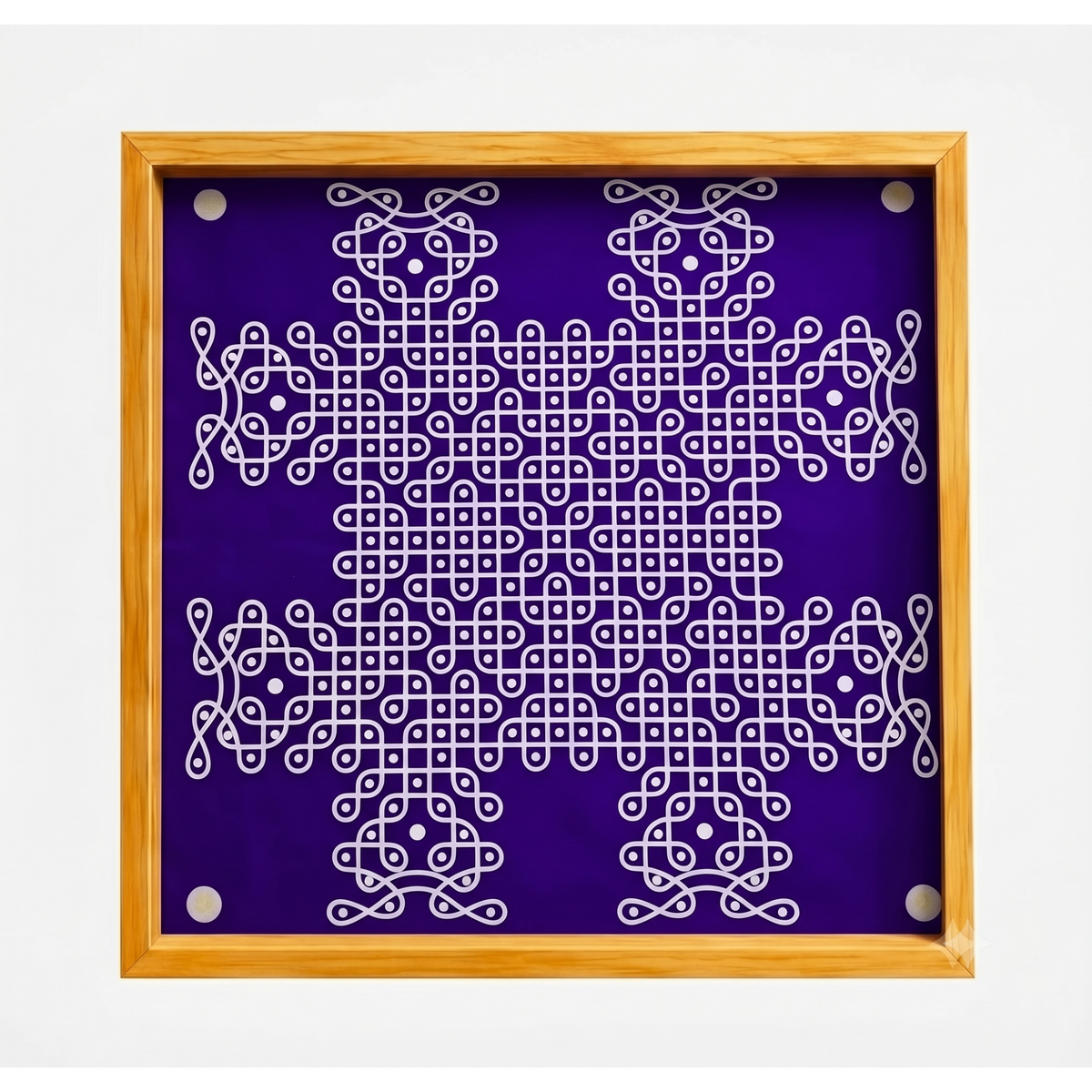 Rangly  Royal Classic Sikku Big Kolam Stencil  Pack of 1 piece - WJ2415
