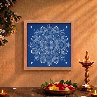 Rangly Biggest Diya Kolam Pack of 1 piece - WJ4004