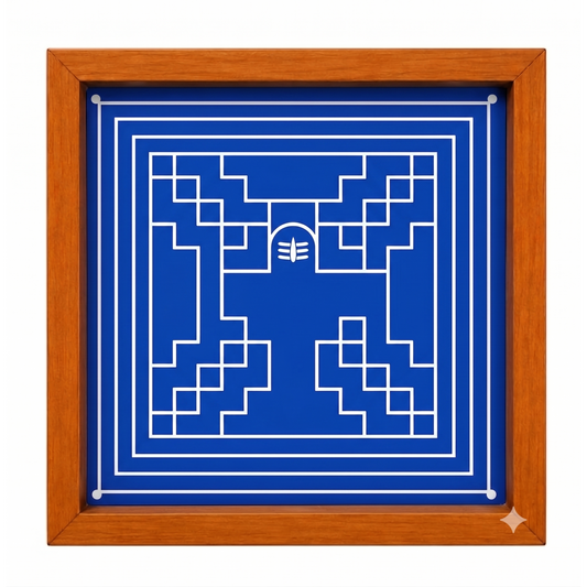 "Linghathobhadra Yantra"  Rangoli wooden Stencil -Elevate Your Spiritual Space