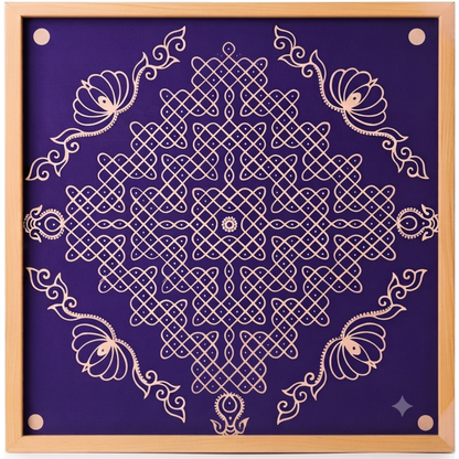 Biggest Maha Ananta Kolam Stencil : 40 Inch - WJ4008 -  Rangly