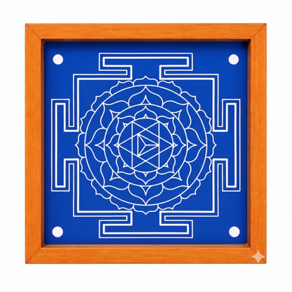 " Shri Baglamukhi Model 2 " Aspect Yantra Dasa mahavidya Rangoli wooden Stencil -Elevate Your Spiritual Space