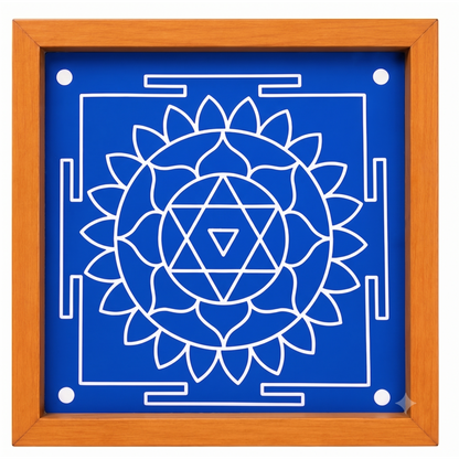 "Chandi Yantra "  Rangoli wooden Stencil -Elevate Your Spiritual Space