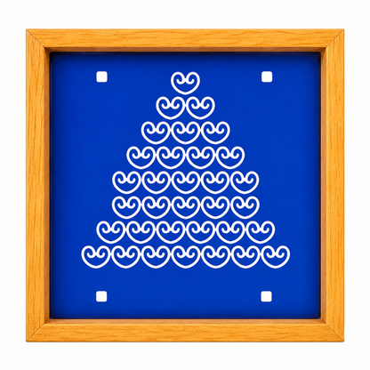 Rangly Gopadam Rangoli Stencil  5 × 5 Inches Pack of 1 Piece