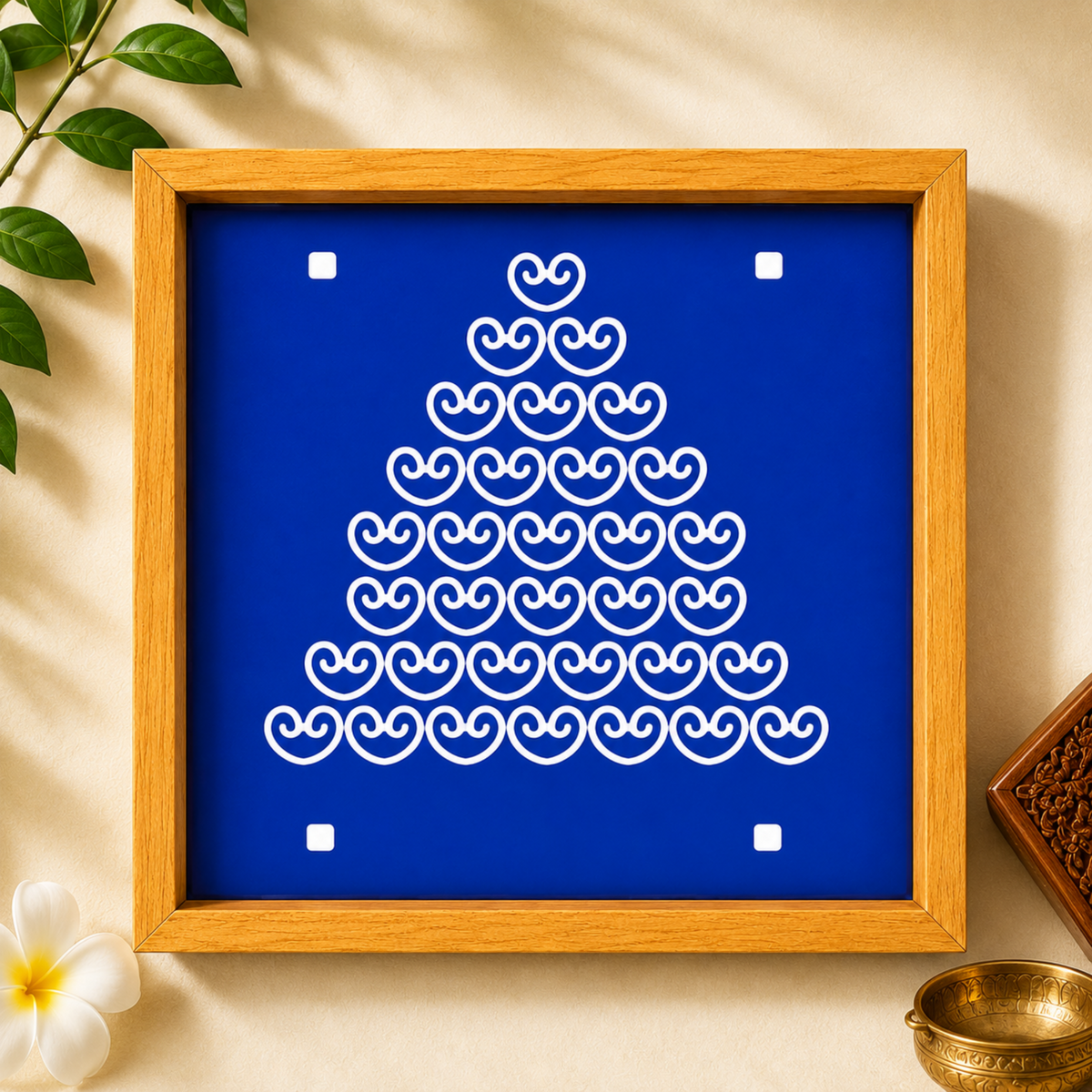 Rangly Gopadam Rangoli Stencil  5 × 5 Inches Pack of 1 Piece