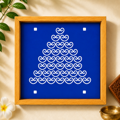 Rangly Gopadam Rangoli Stencil  5 × 5 Inches Pack of 1 Piece