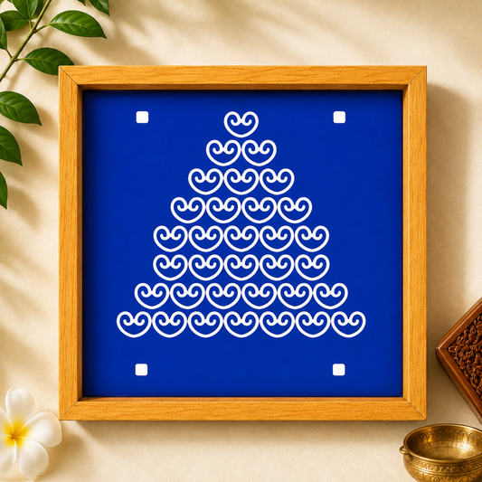 Rangly Gopadam Rangoli Stencil  5 × 5 Inches Pack of 1 Piece
