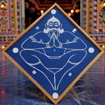 Rangly  Jumbo Vastu Purusha Yantra Rangoli Design Stencil Wooden 40x40 Inches Pack of 1 piece