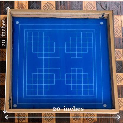 Rangly Eka lingato bhadra Mandal Yantra Rangoli Design Stencil Wooden 20x20 Inches Pack of 1 piece