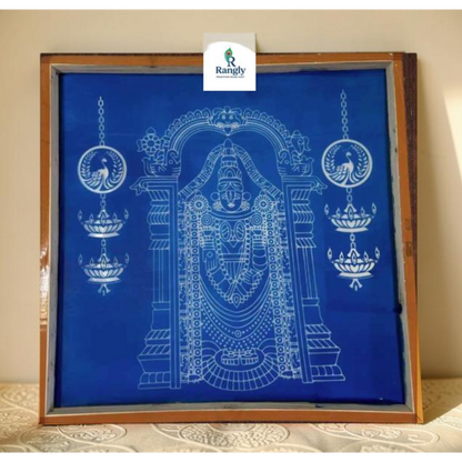 Sri Venkateshwara Kolam Stencil - Mangala Ashirwad