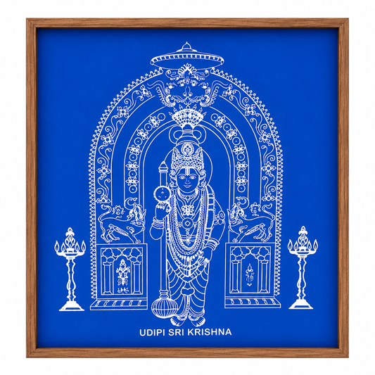 "துர்கா நமஸ்கார்" யந்திர ரங்கோலி மர ஸ்டென்சில் - உங்கள் ஆன்மீக இடத்தின் பொலிவை உயர்த்துங்கள்