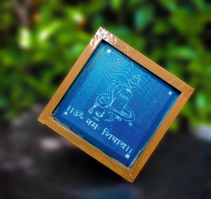 Rangly Shivalingam Rangoli Stencil Wooden 5*5 Inches Pack of 1 piece