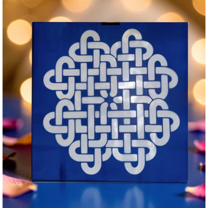 Rangly Pavitra Aura Stencil Wooden Pack of 1 piece - WJ2009