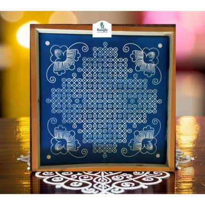 Rangly Shree Vaibhav Stencil Wooden Pack of 1 piece -  WJ2010