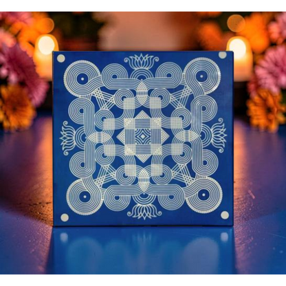 Rangly Classic Kanya Big Kolam Stencil  Pack of 1 piece -WJ2412