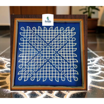 Rangly  Mangala Kambi Big Kolam  Stencil  Pack of 1 piece - WJ2413
